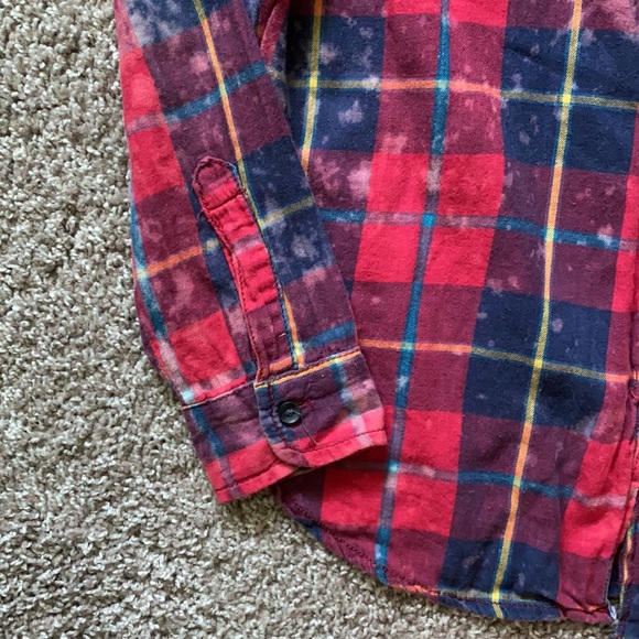 Adorable Plaid Faded Flannel | Size XS - Picture 3 of 3
